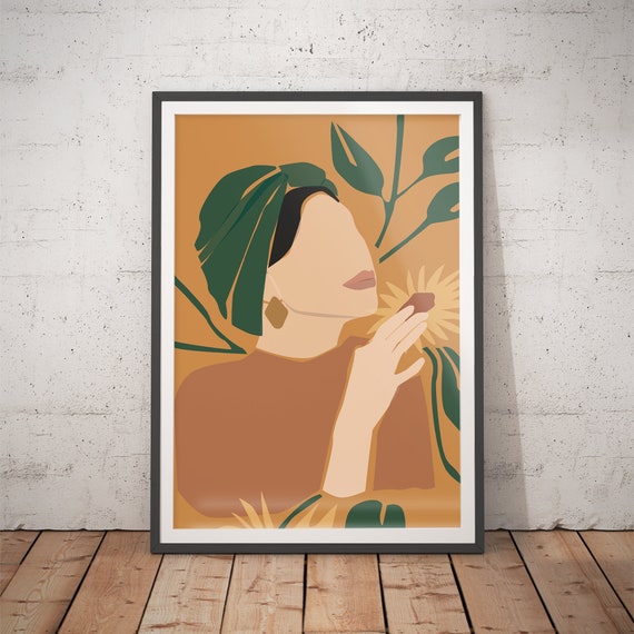 Inspirational Women No3 Feminist Poster Illustration Art Gift For Her Feminist Prints Minimalist Prints Bathroom Wall Art
