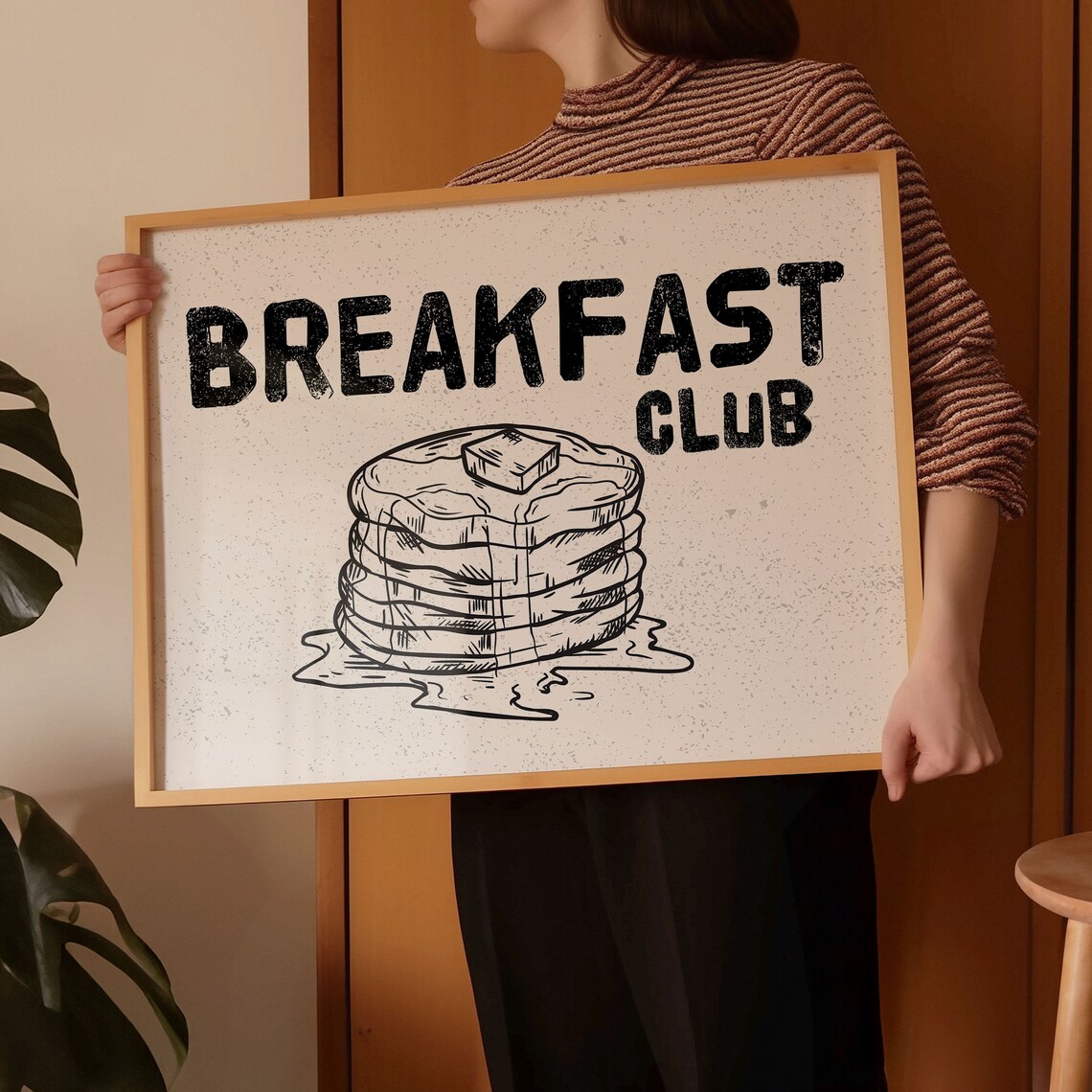 Vintage Pancakes Poster, Retro Kitchen Wall Art - Image 4