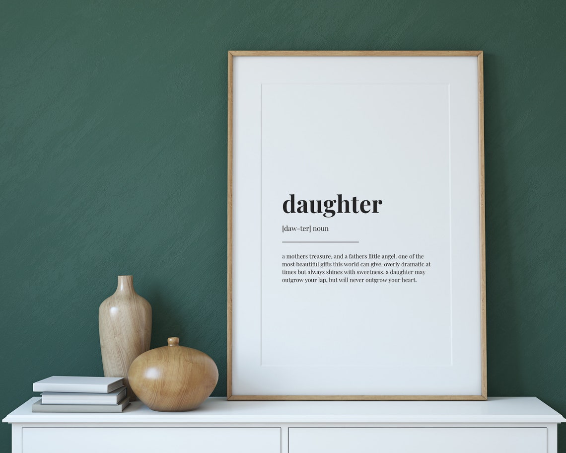 Daughter Definition - Quote Print - Image 2