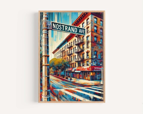 Nostrand Avenue, Brooklyn Travel Poster