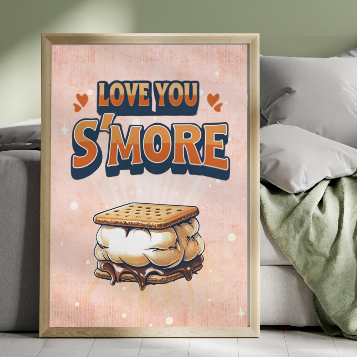 Love You Smore, Quirky Kitchen Romantic Gift - Image 4