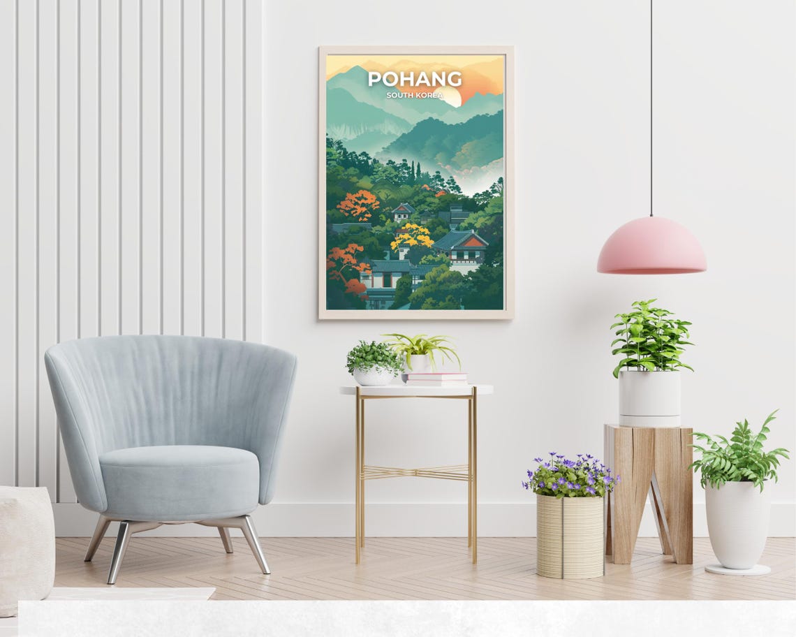 Homigot Sunrise Square Travel Print Wall Art Pohang South Korea City Print Homigot Sunrise Square Travel Gift - Image 2