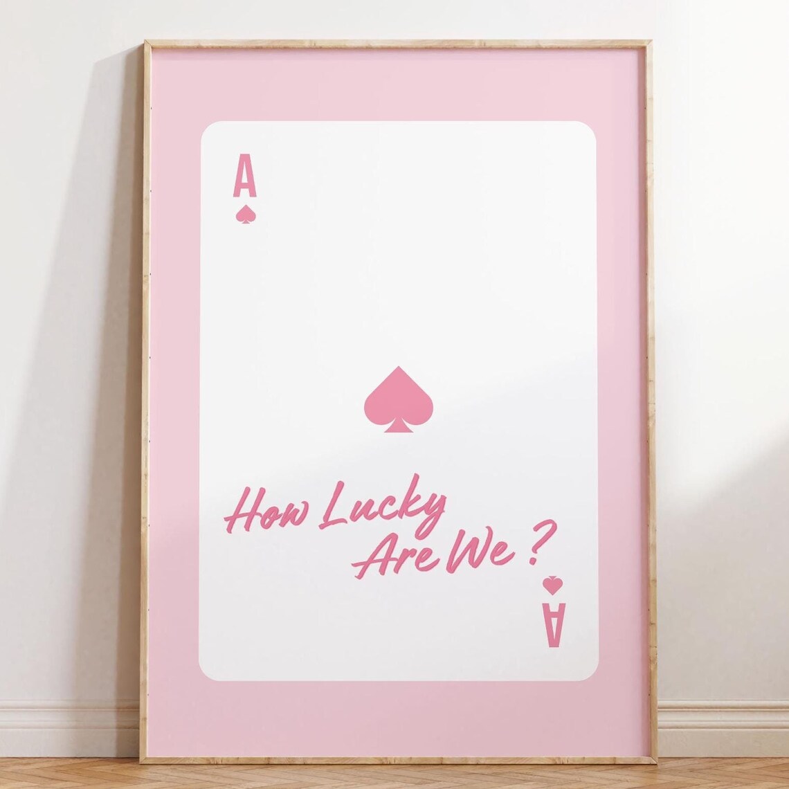 Ace Of Hearts Funny Quote Vintage Poker Poster