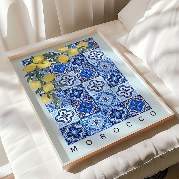 Morocco Print City Wall Art Marrakech Travel Poster Moroccan Famous Places Prints Traveler Gift