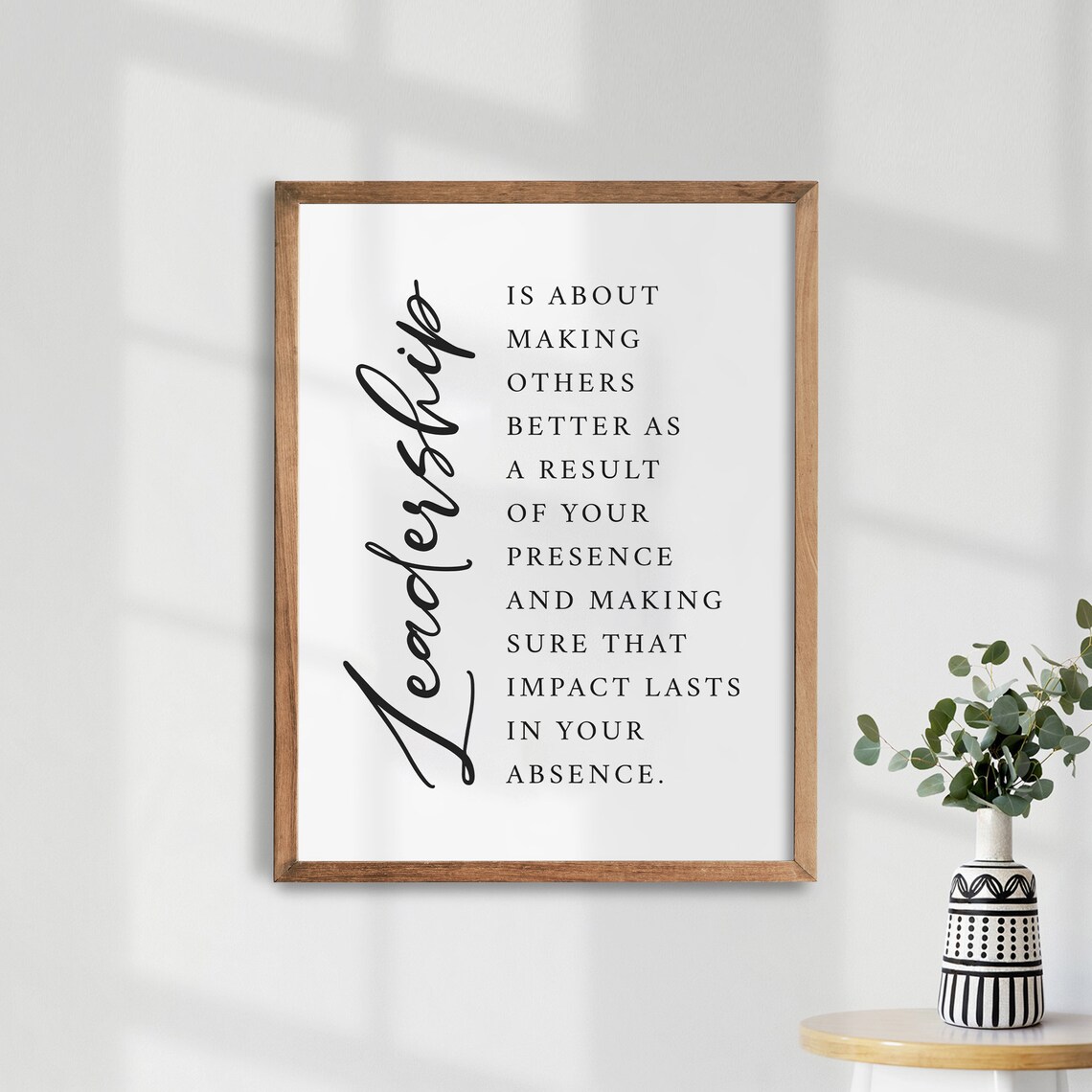 Leadership Quote Making Others Better Team Inspirational Poster