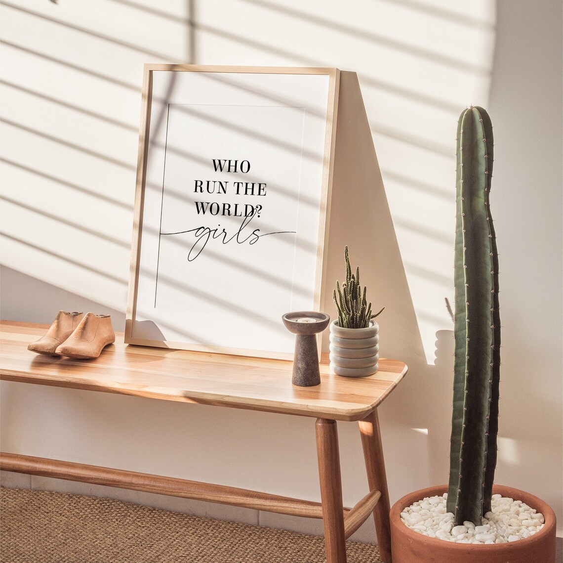 Who Run The World Girls Art Print, Office Decor - Image 4