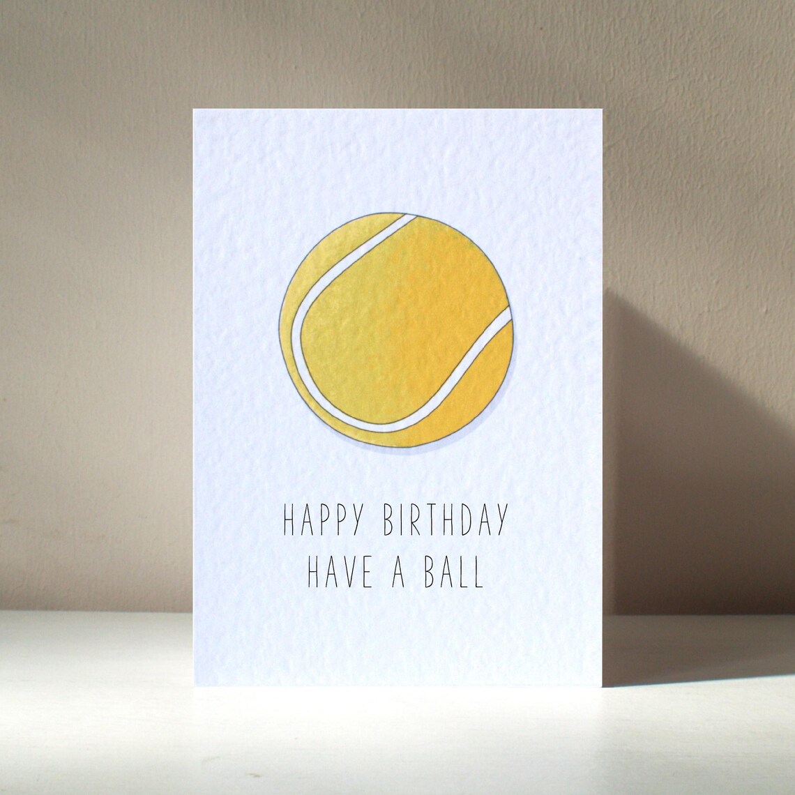 Have A Ball Personalized Tennis Pun Poster Print