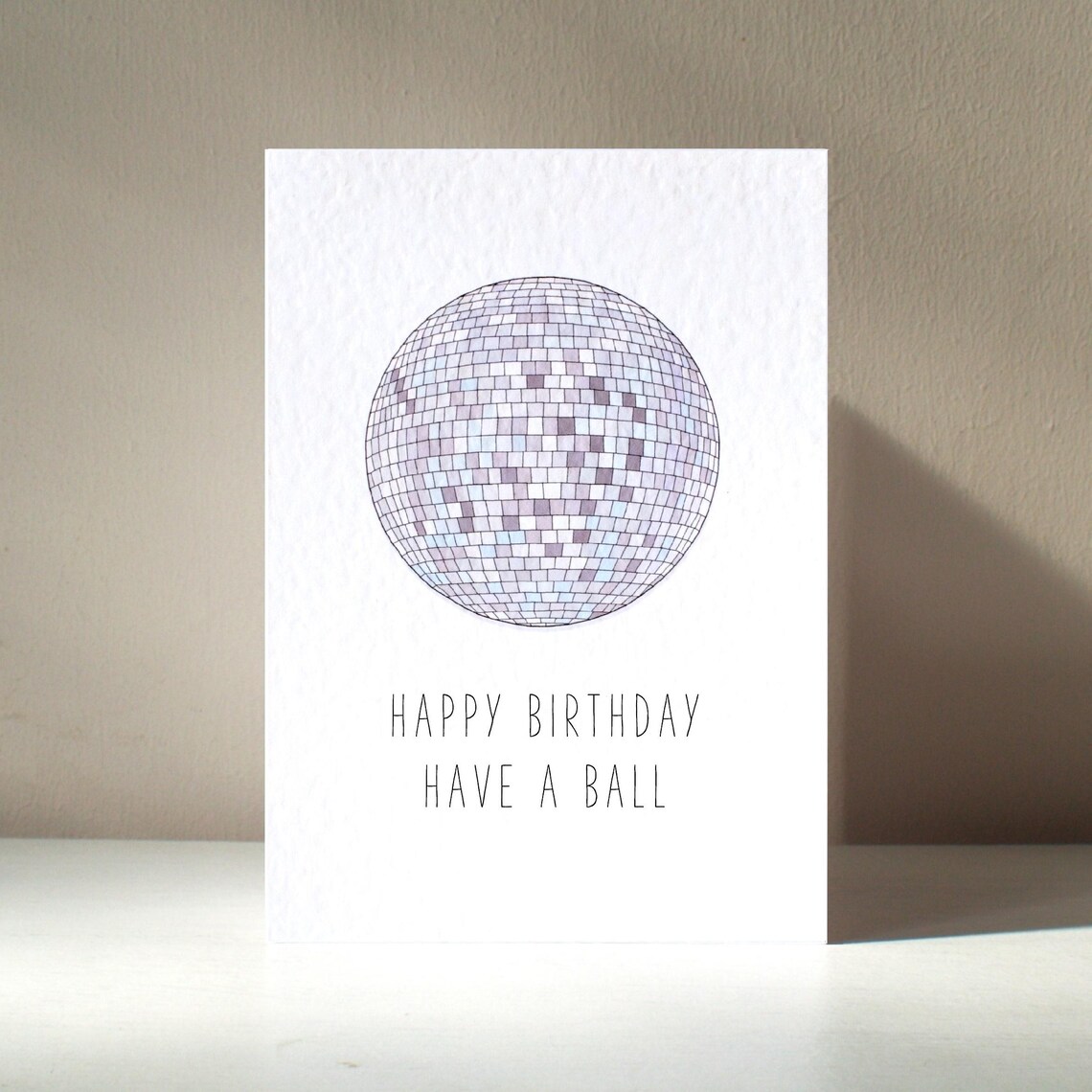 Have A Ball Personalised Disco Party Art Print
