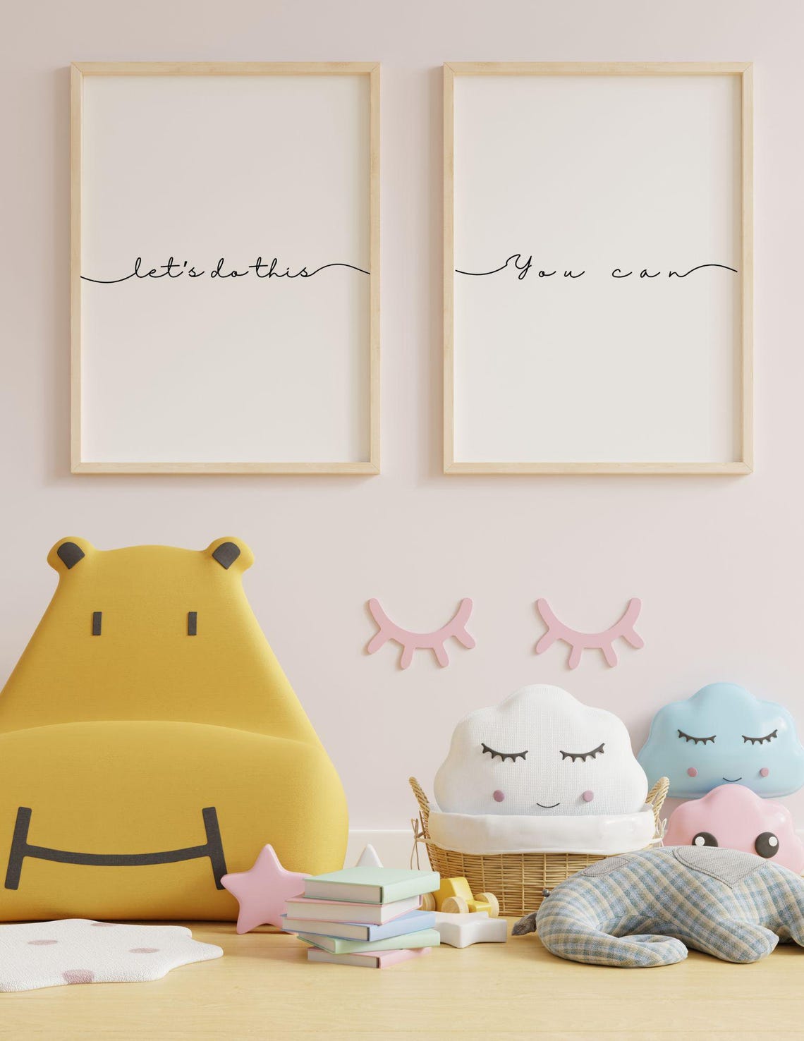 Lets Do This And You Can Minimal Script Pair Motivational Poster