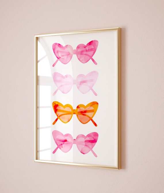 Lolita Sunglasses Preppy Dorm Room Art Print