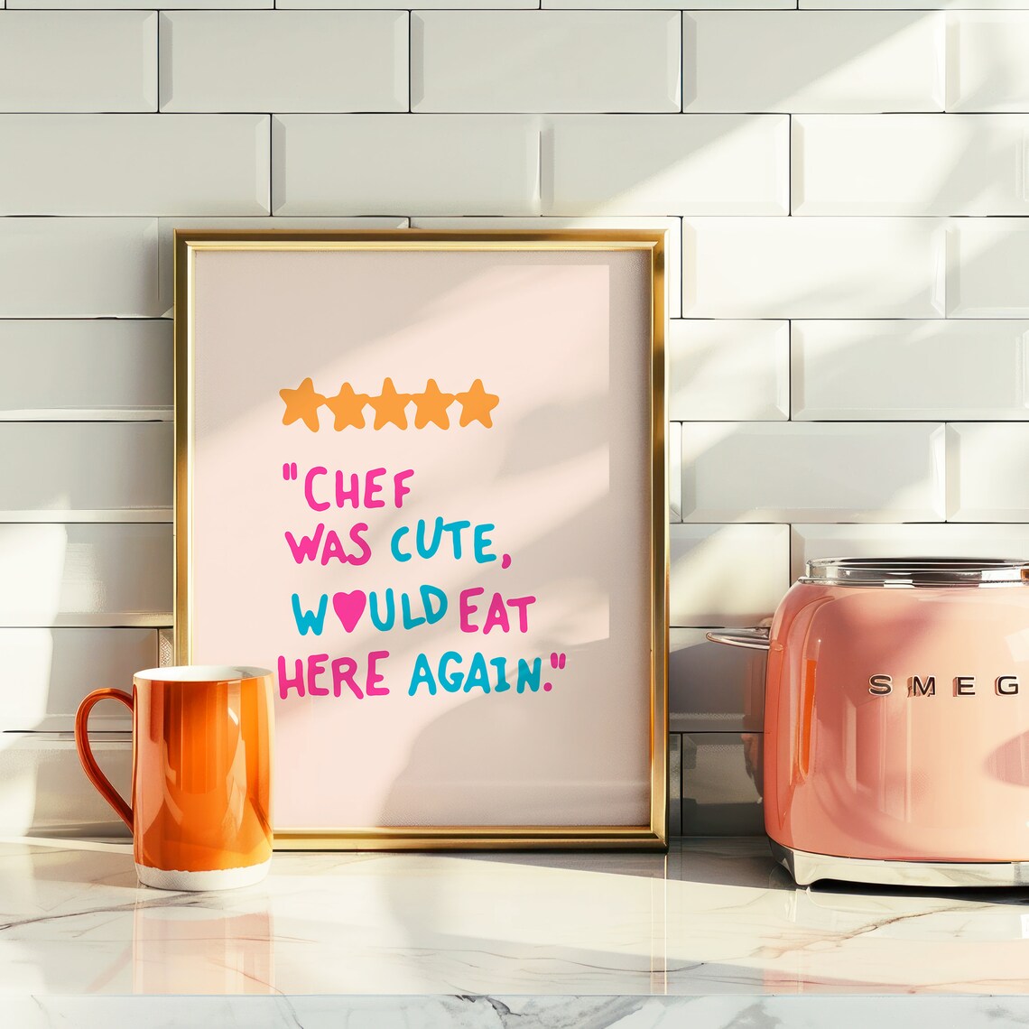 Kitchen Wall Art, Maximalist Retro Aesthetic Poster