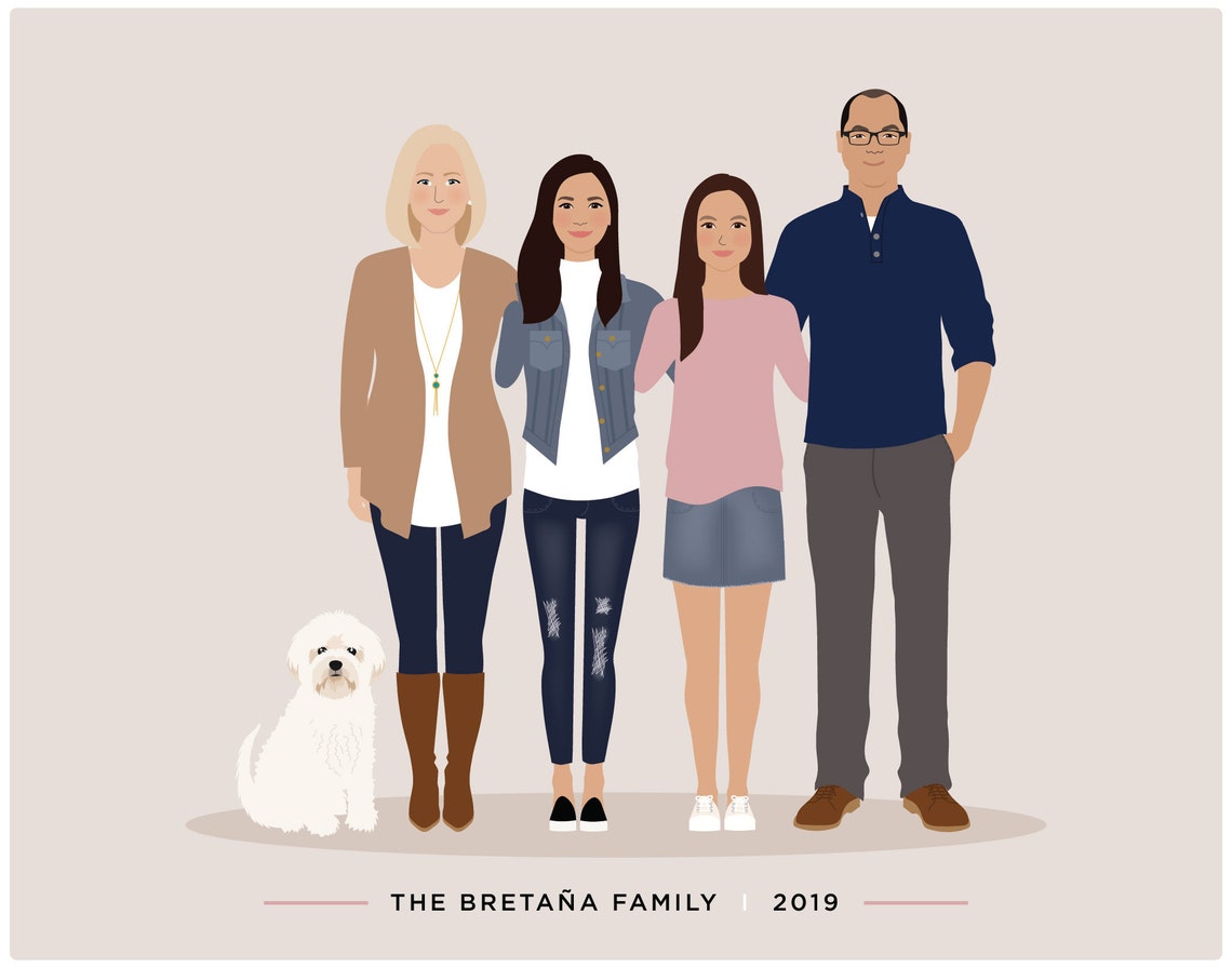 Custom Portrait, Bespoke Art Print - Image 4
