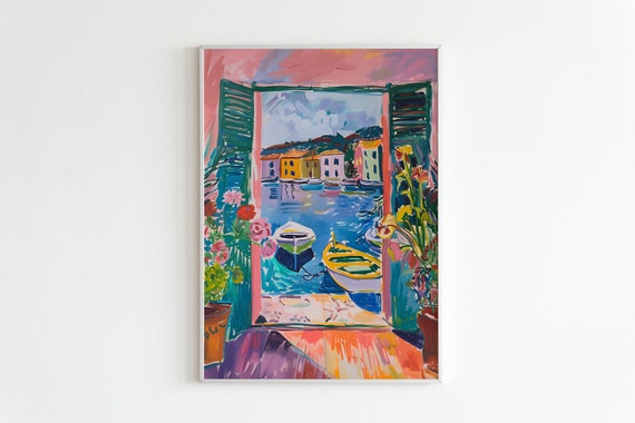 Henri Matisse Open Window Modern Wall Art Print