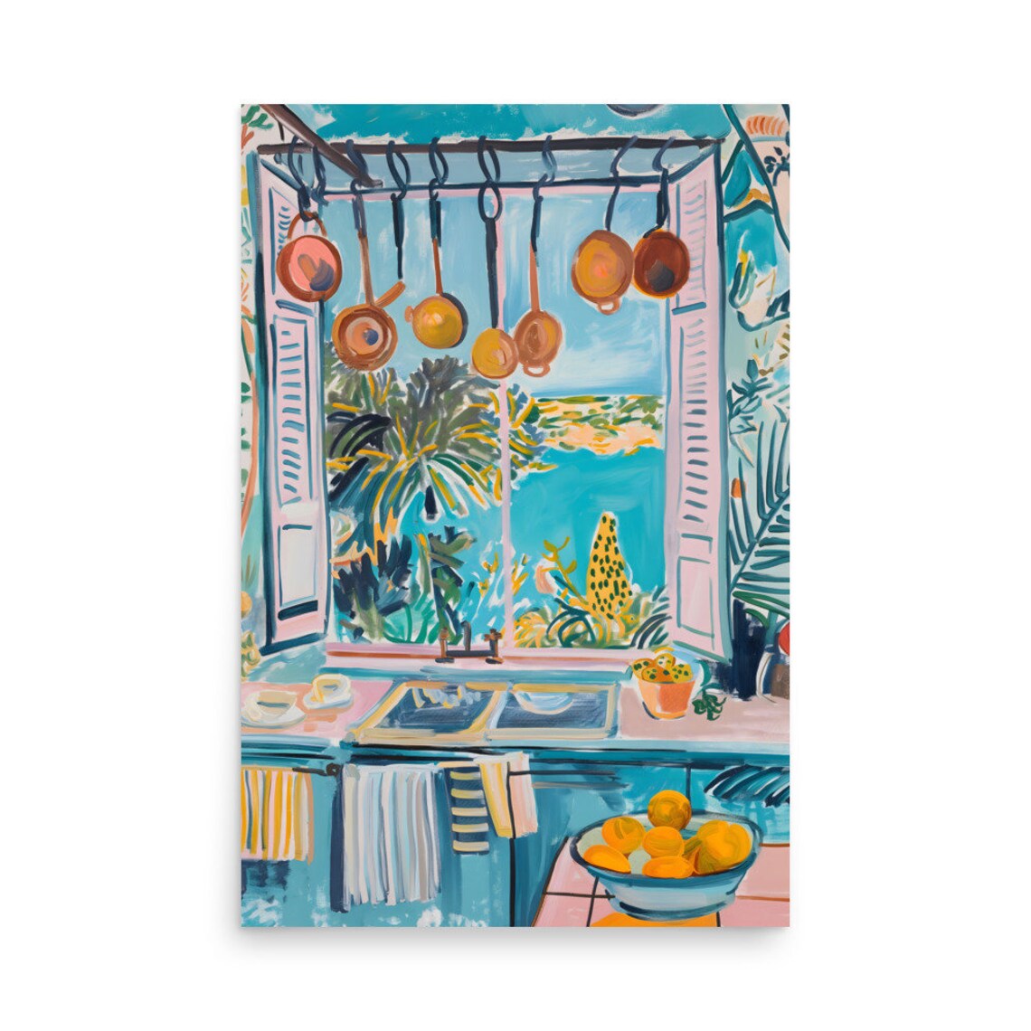 Henri Matisse Open Window Poster, Coastal View - Image 3