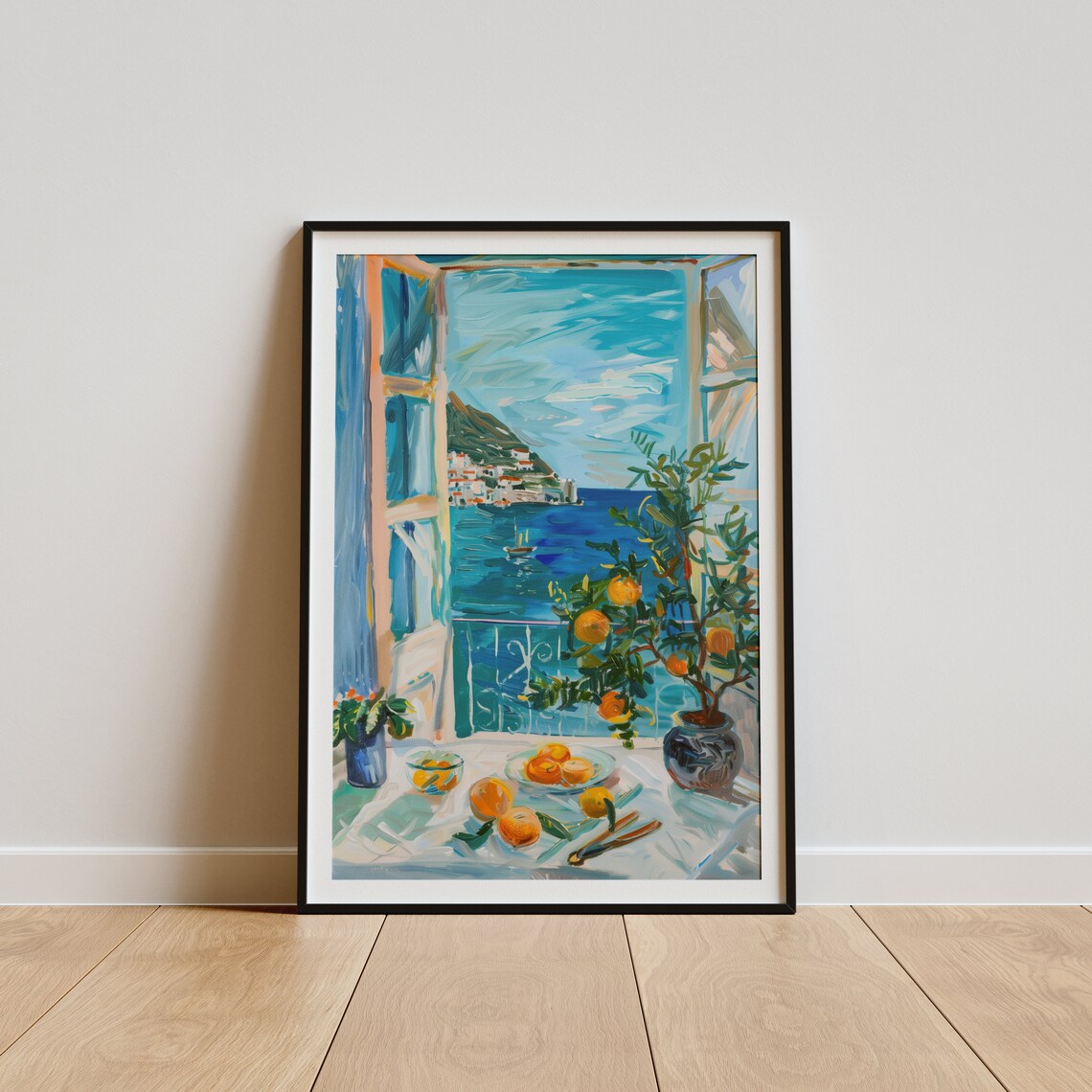 Henri Matisse Open Window Coastal View Art Print - Image 2
