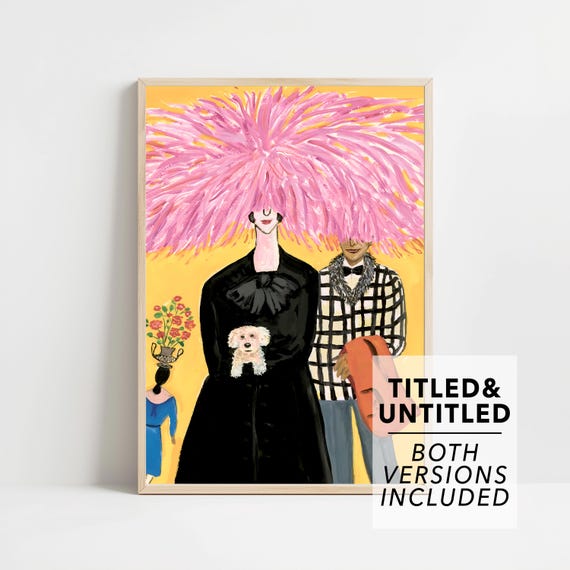 The New Yorker Magazine Cover Print March 19 2018 Issue Poster Trendy Wall Art Gift For Her Prints Tny208