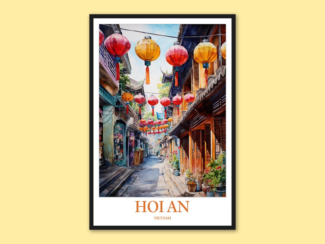 Hoi An Lantern Festival Travel Wall Art Print