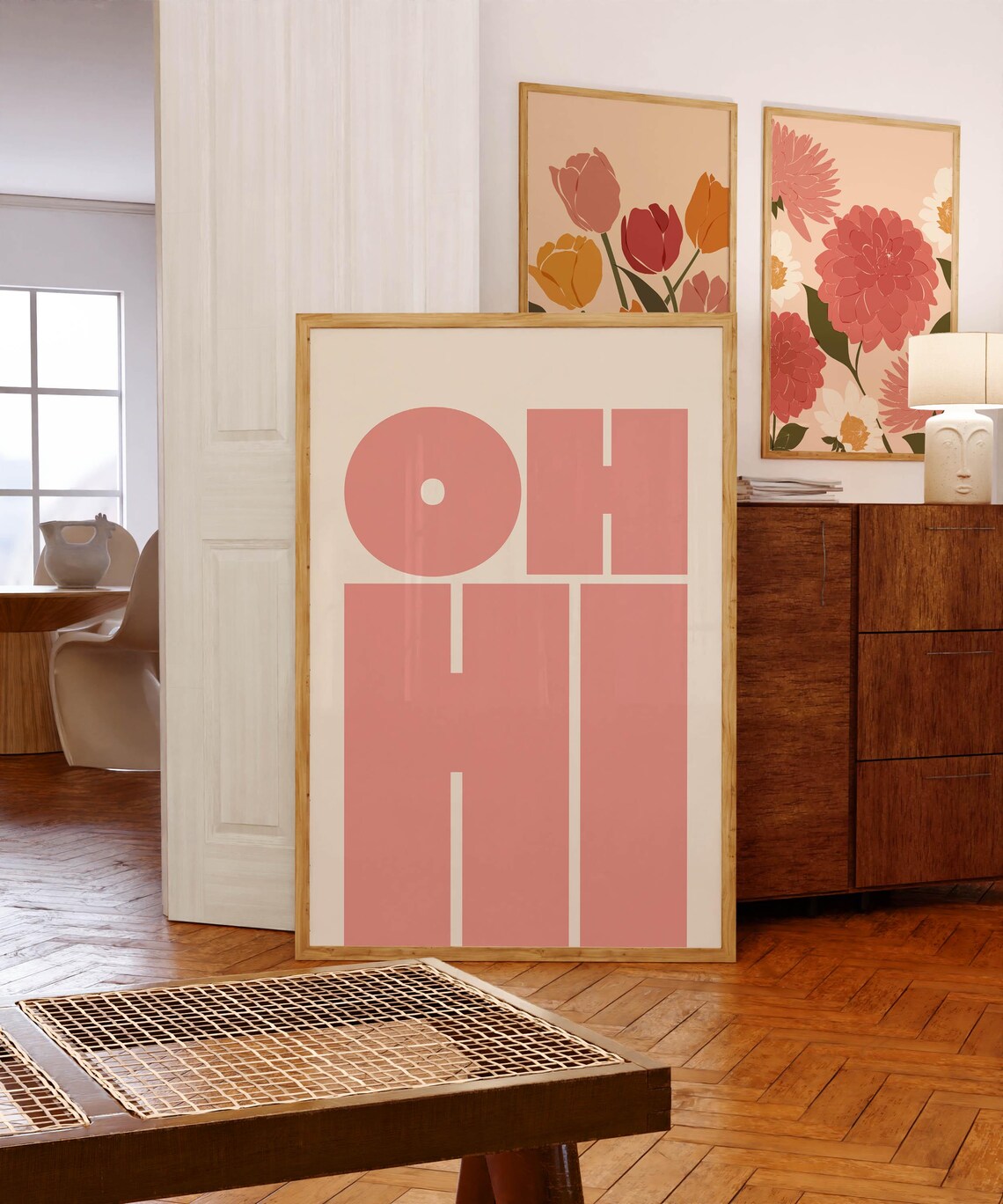 Oh Hi Trendy Gallery Wall Art Poster Print