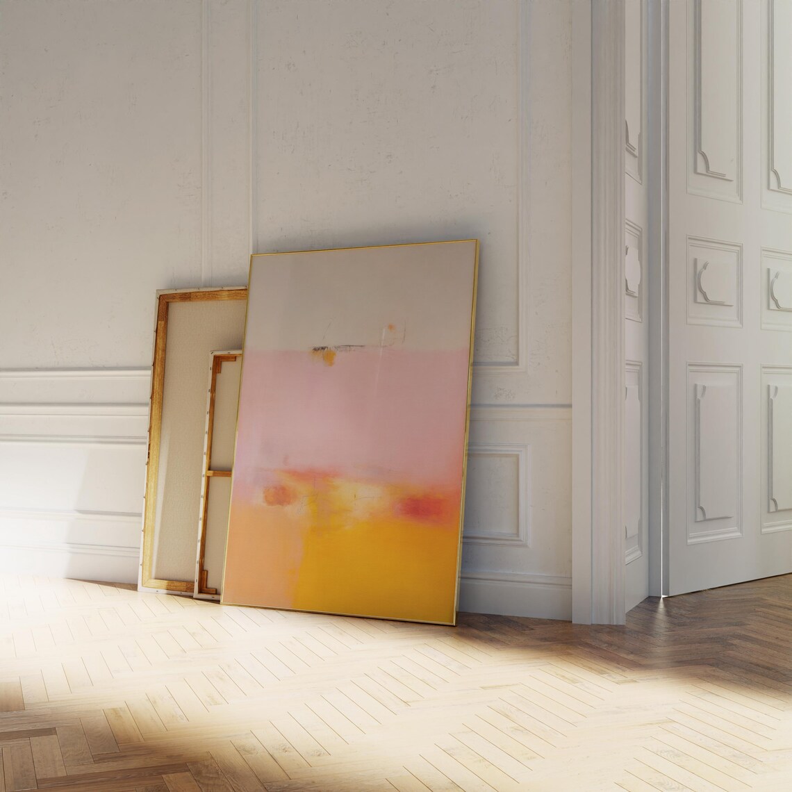 Art Colorful Modern Art Bright Colorful Art Prints Orange And Pink Large Wall Art Abstract Wall Art Minimalist Art 068 - Image 2