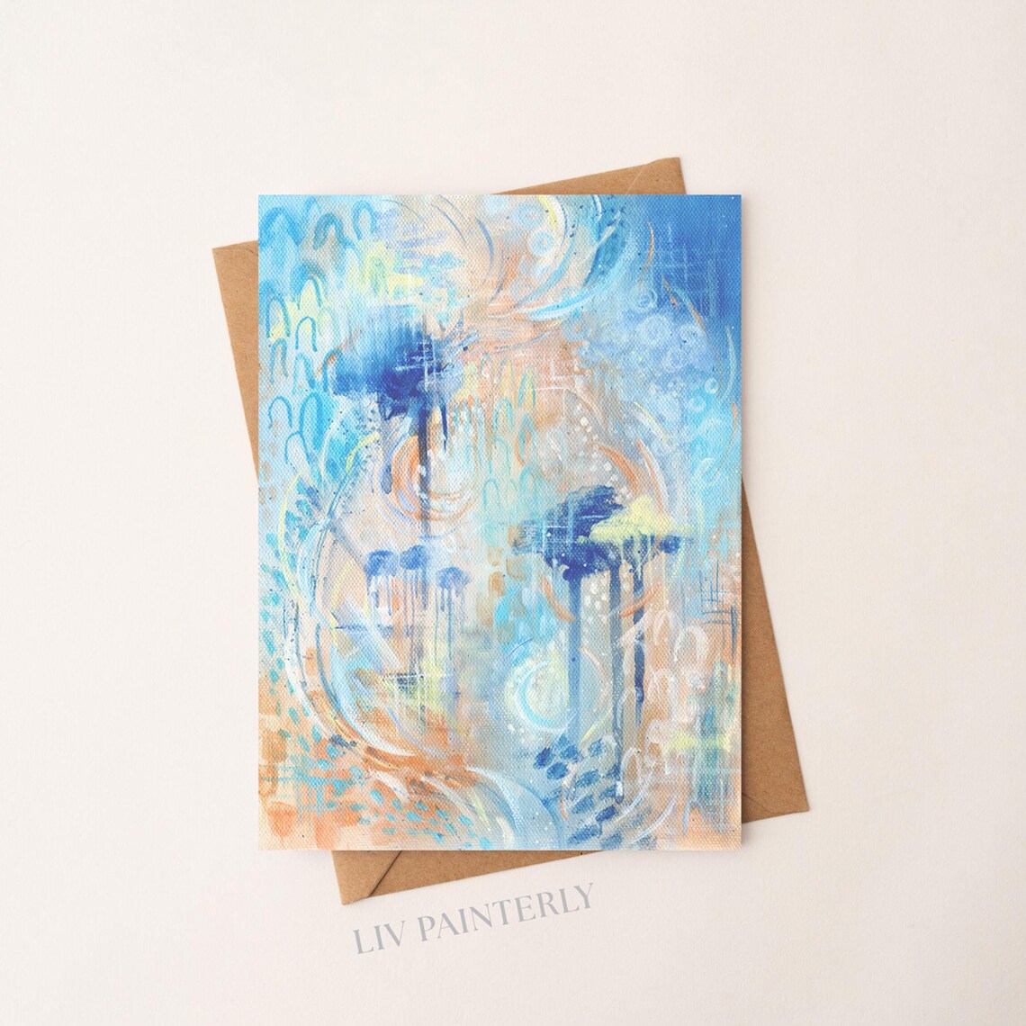 Artistic Greeting Card For Friend Birthday - Image 3