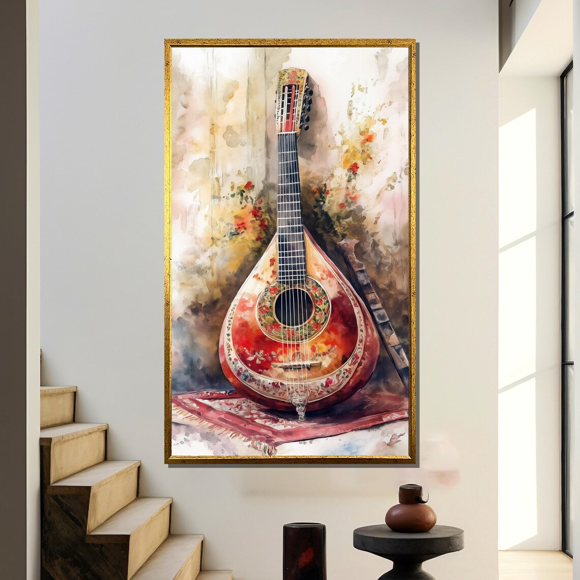 Watercolor Armenian - Contemporary Travel Poster