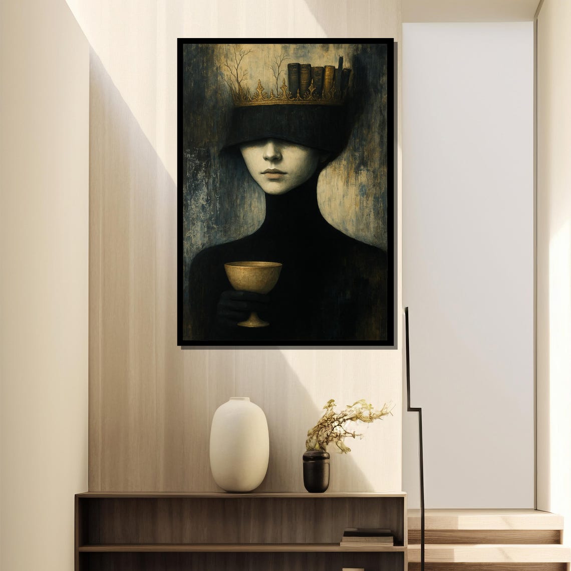 Surreal Portrait Vintage Travel Poster - Image 2
