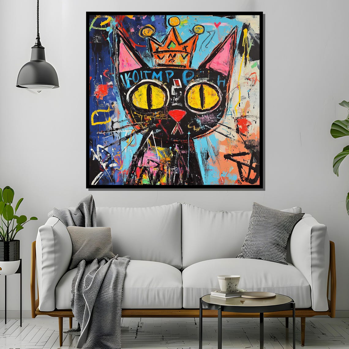 Graffiti Cat Travel Poster - Image 2