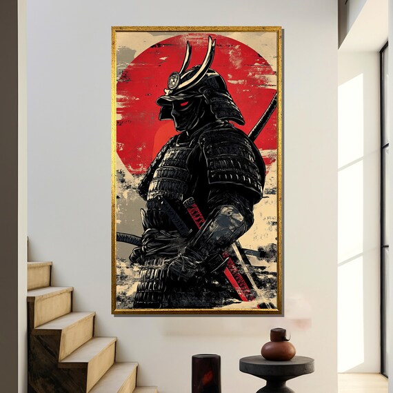Dark Samurai - Traditional Travel Poster