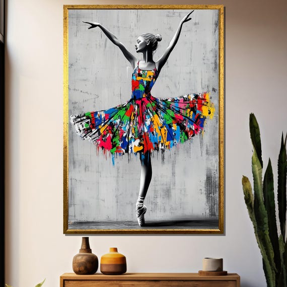 Graffiti Ballerina, Urban Ballet Poster
