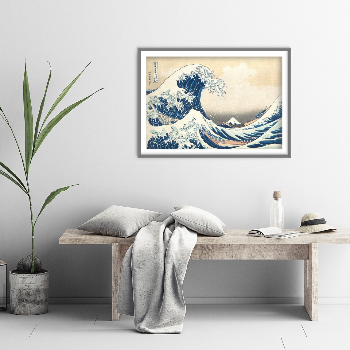 Katsushika Hokusai The Great Wave Off Kanagawa Japanese Art Print - Image 2