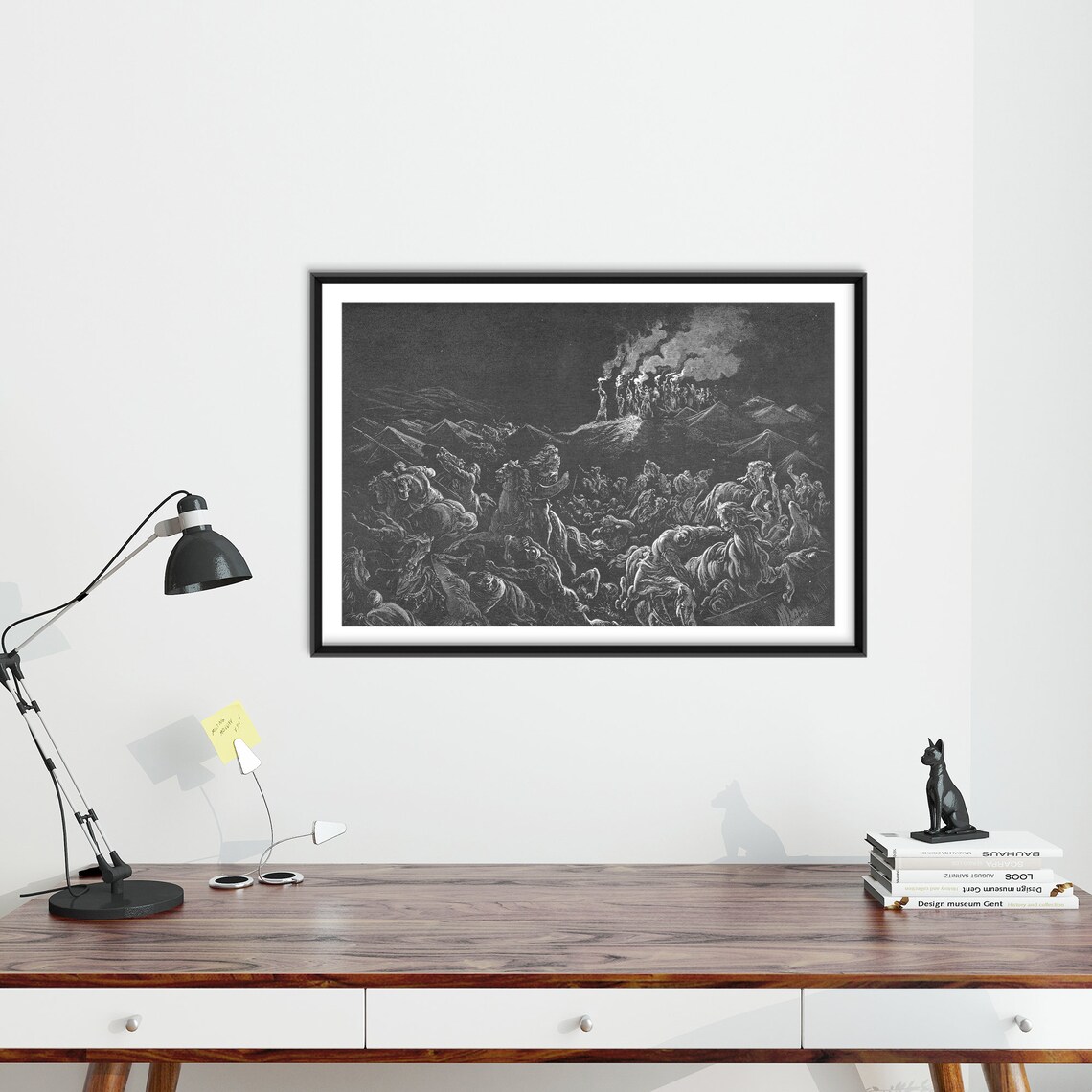 Gustave Doré The Midianites Are Routed Art Print - Image 3