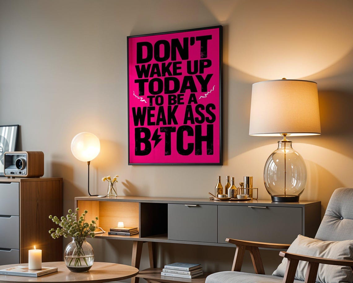 Motivational Print For Inspirational Wall Art Typography Quote Poster Bold Home Decor Office Decoration - Image 4