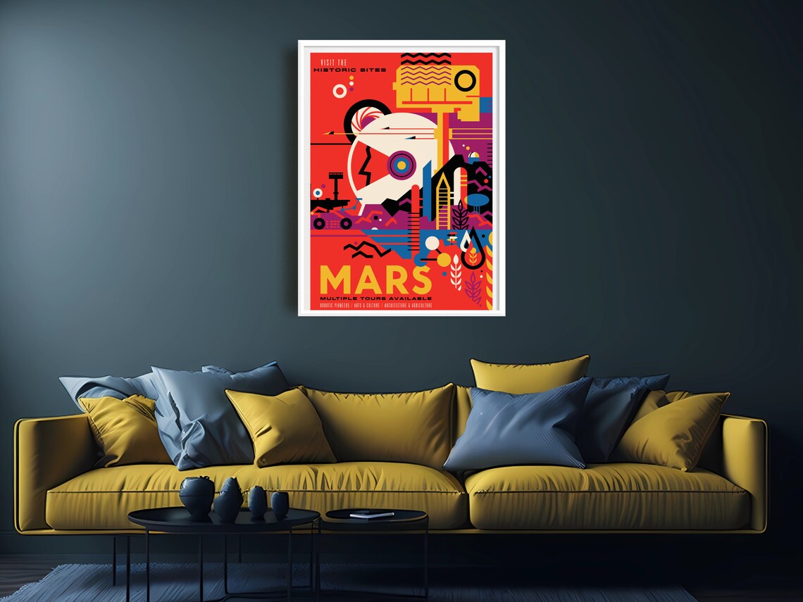 Visions Of The Future Mars, Space Art - Image 3