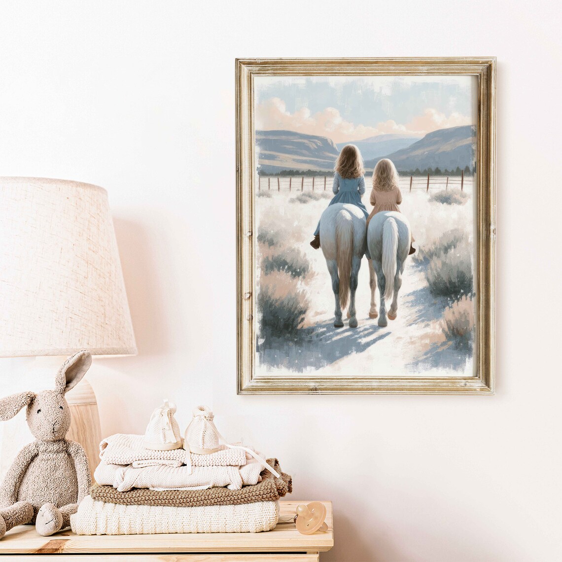 Horse Nursery Decor, Equestrian Art Print - Image 2