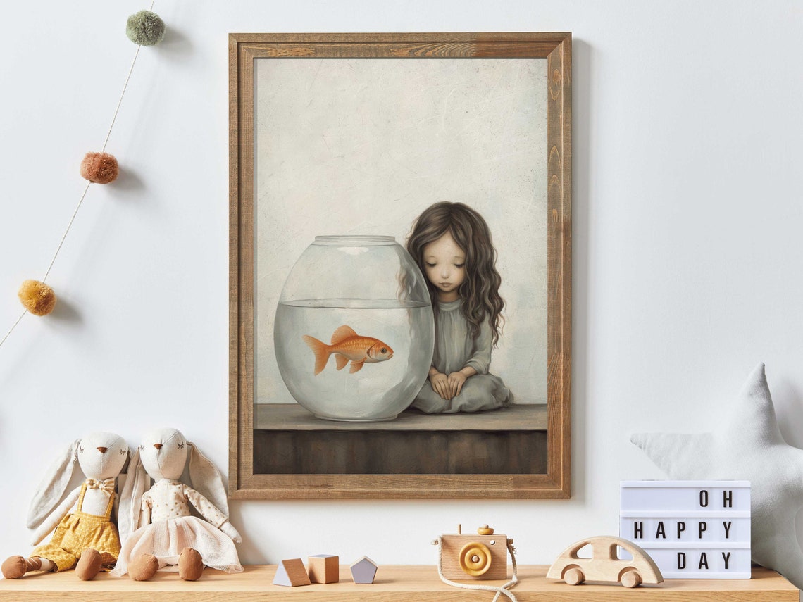 Girls Room Decor Rustic Nursery Wall Art Art For Little Girls Toddler Decor Girl Quirky Girls Bedroom Decor Girl Wall Art