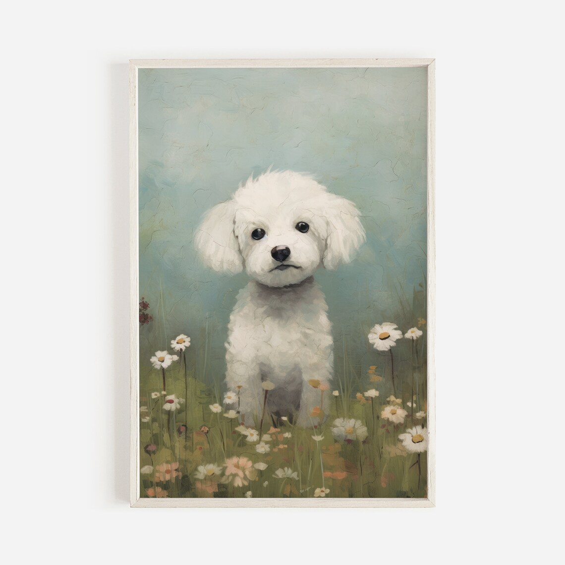 Bichon Vintage Dog Print, Dog Lovers Art Print - Image 2