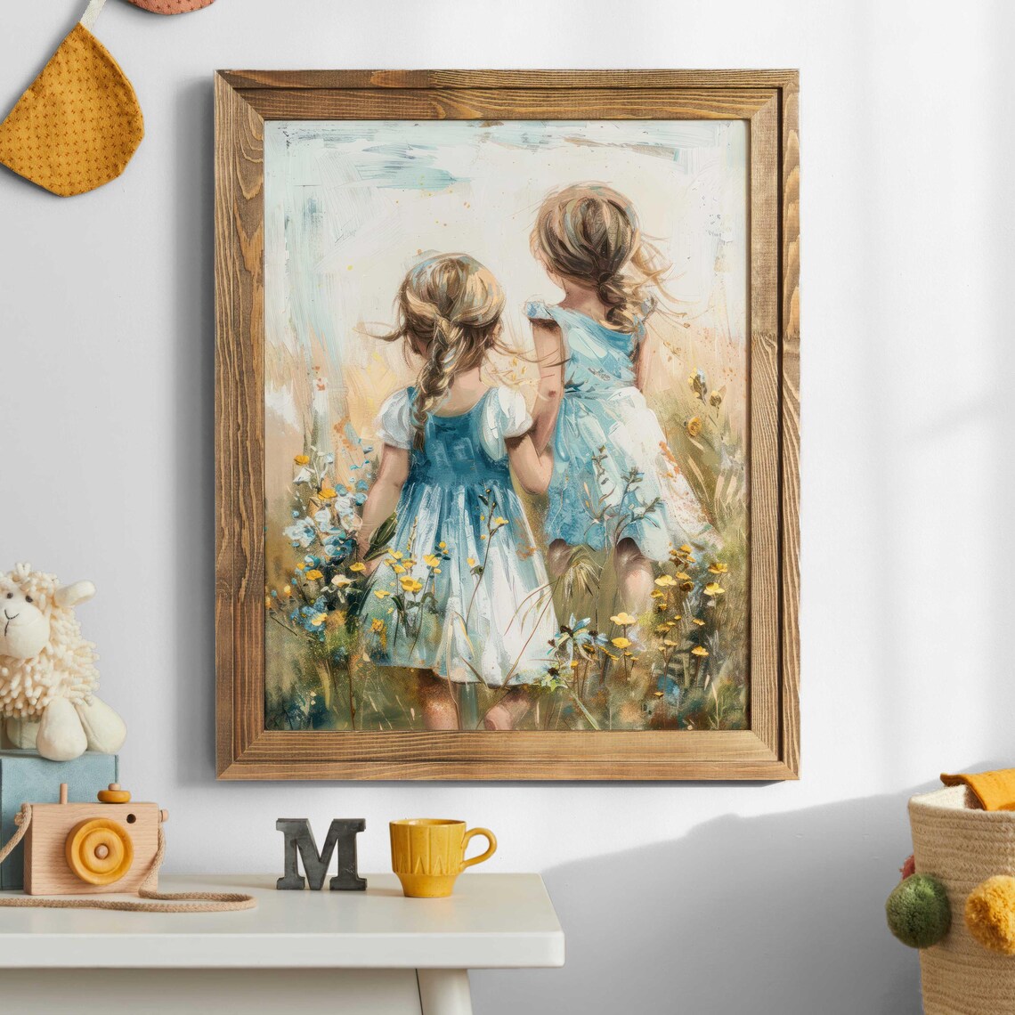 Sisterhood Wildflower Art Print, Girl Room Decor - Image 5