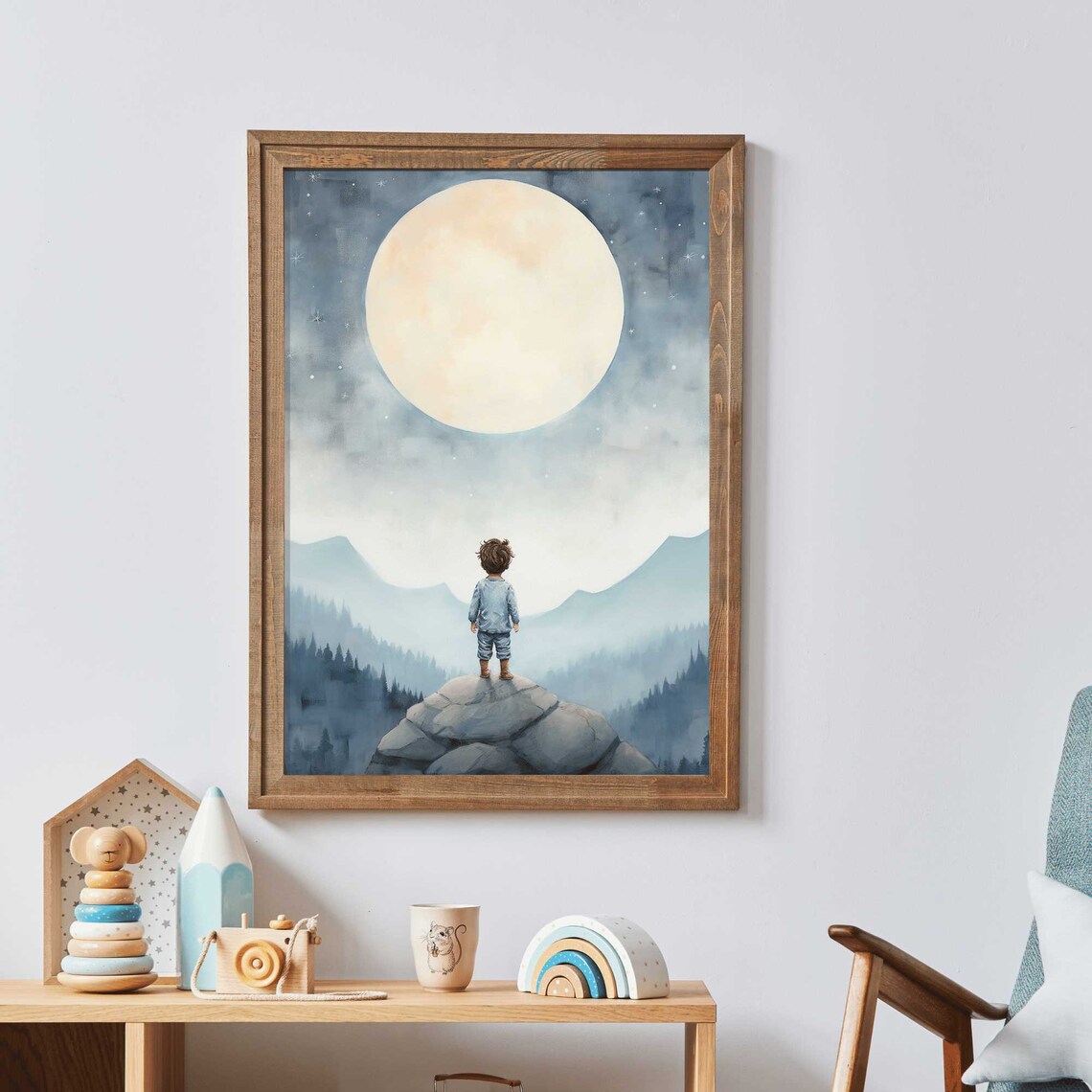 Boy Adventure Nursery Decor, Nature Wall Art - Image 2