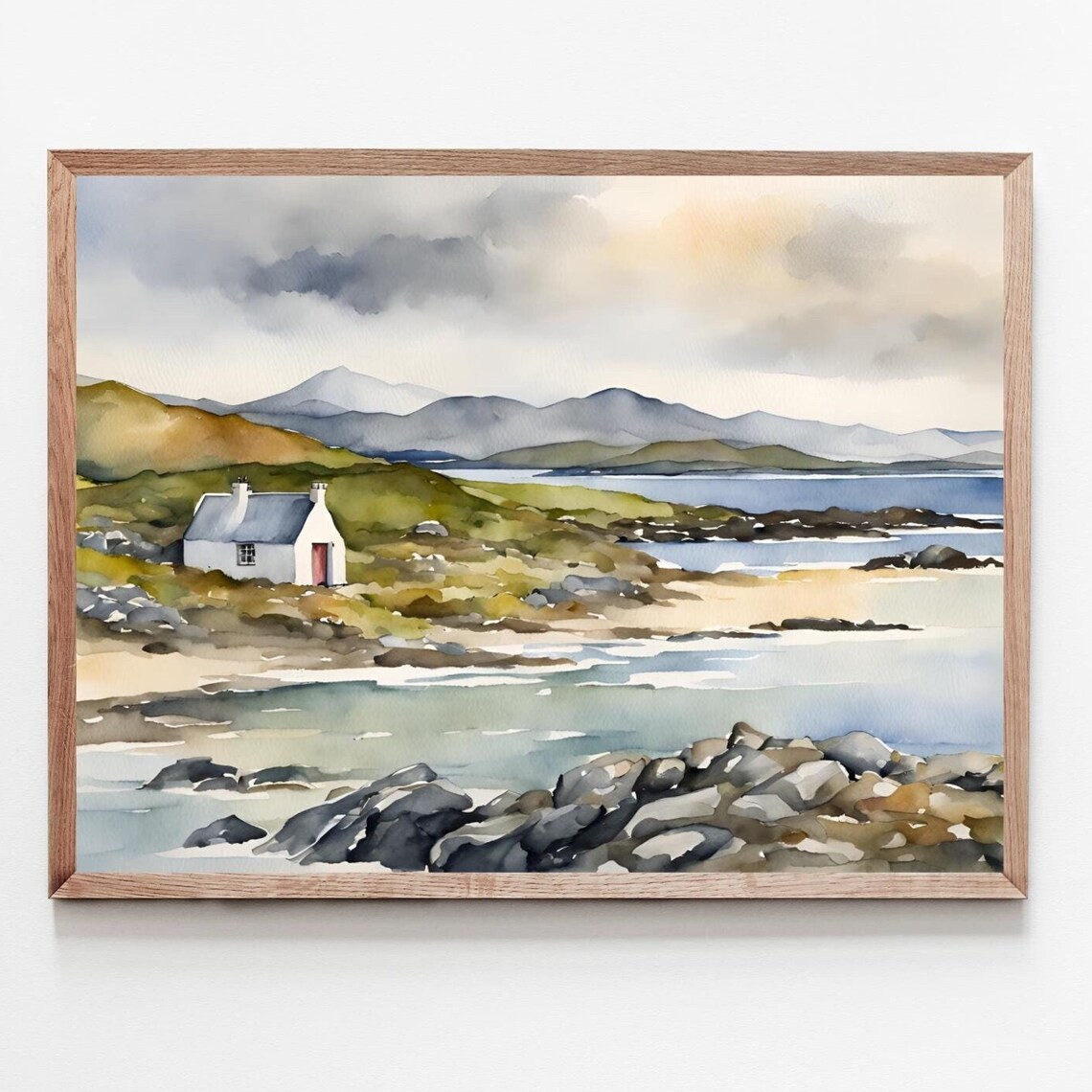 Ring Of Kerry Tiny Irish Cottage Wall Art Print