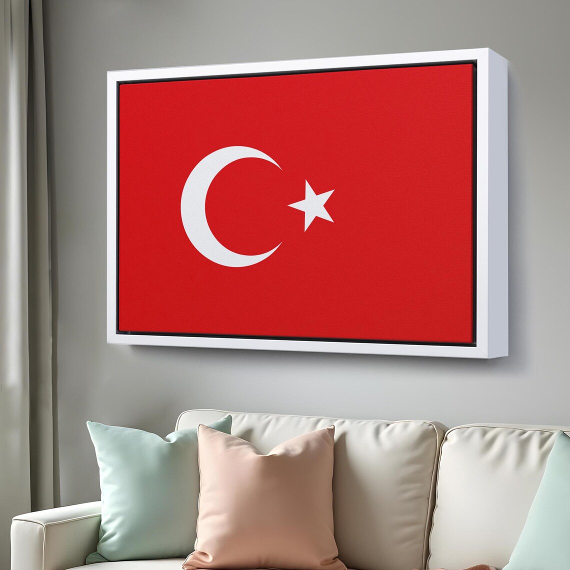 Turkish Flag Decorative Wall Art, Office Decor - Image 3