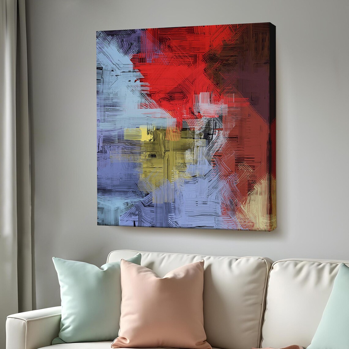Contemporary Patterned Abstract, Housewarming Gift