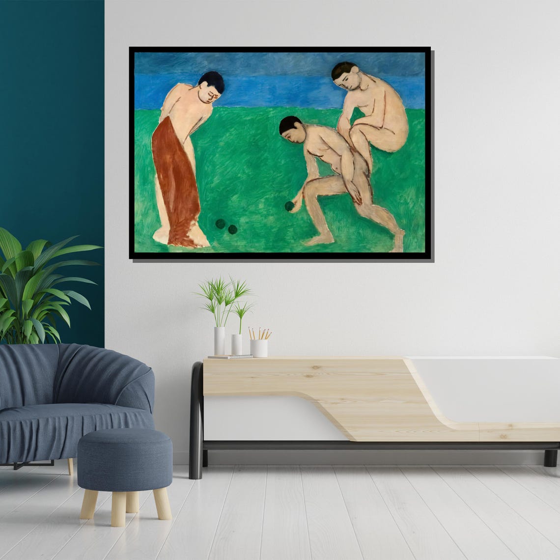 Henri Matisse Game Of Bowls Painting Modern Art Abstract Figures Colorful Wall Decor Classic Masterpiece Gift - Image 5