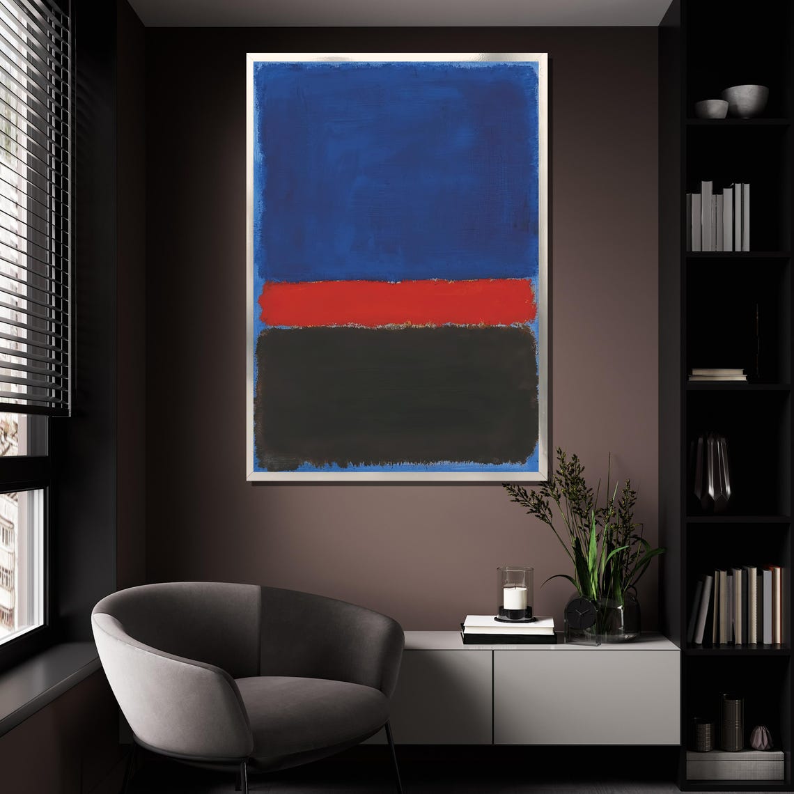 Mark Rothko Painting Bold Abstract Art For Modern Home Decor Mid Century Gift Large Wall Artwork - Image 4