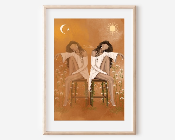 Still I Grow Flower Woman Boho Art Print