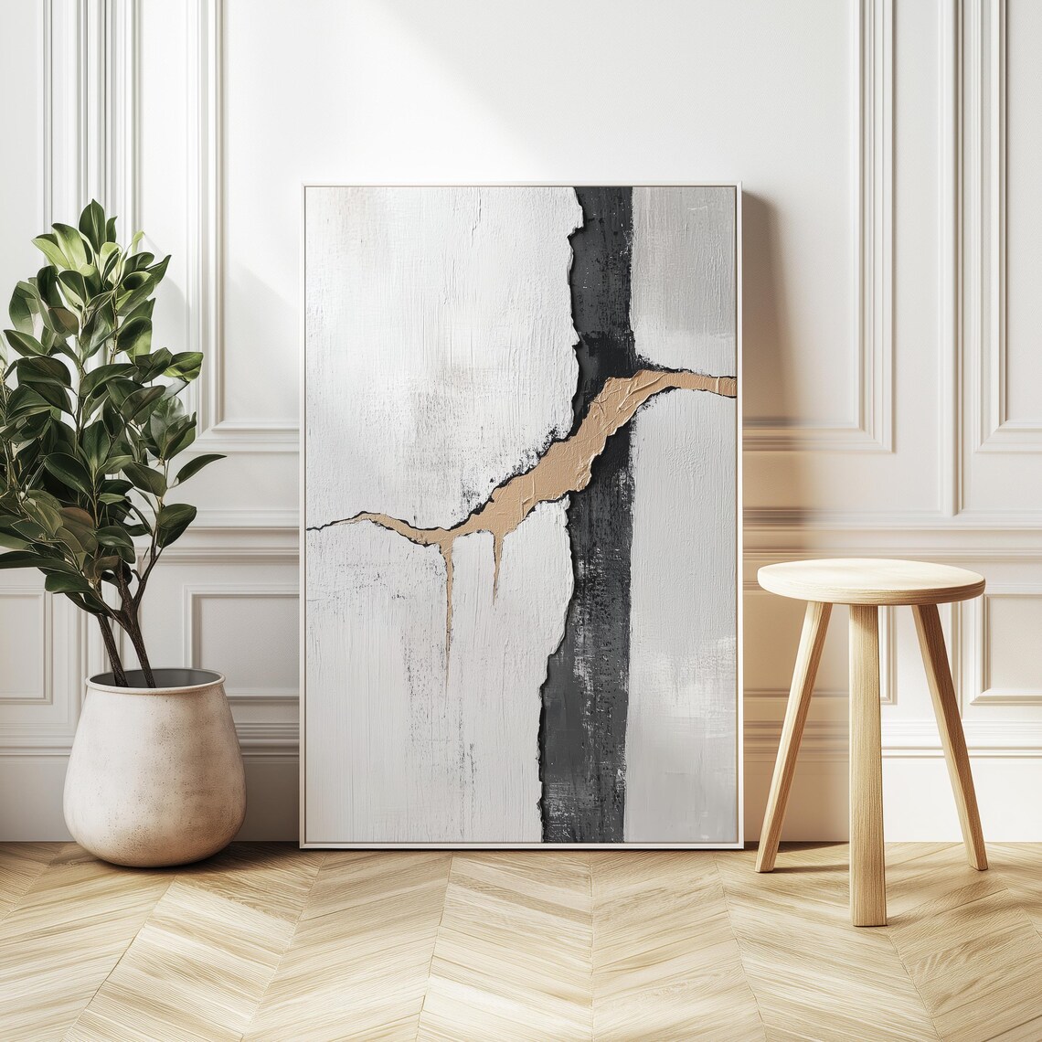 Minimalist Japanese Inspired Wabi Sabi Wall Art