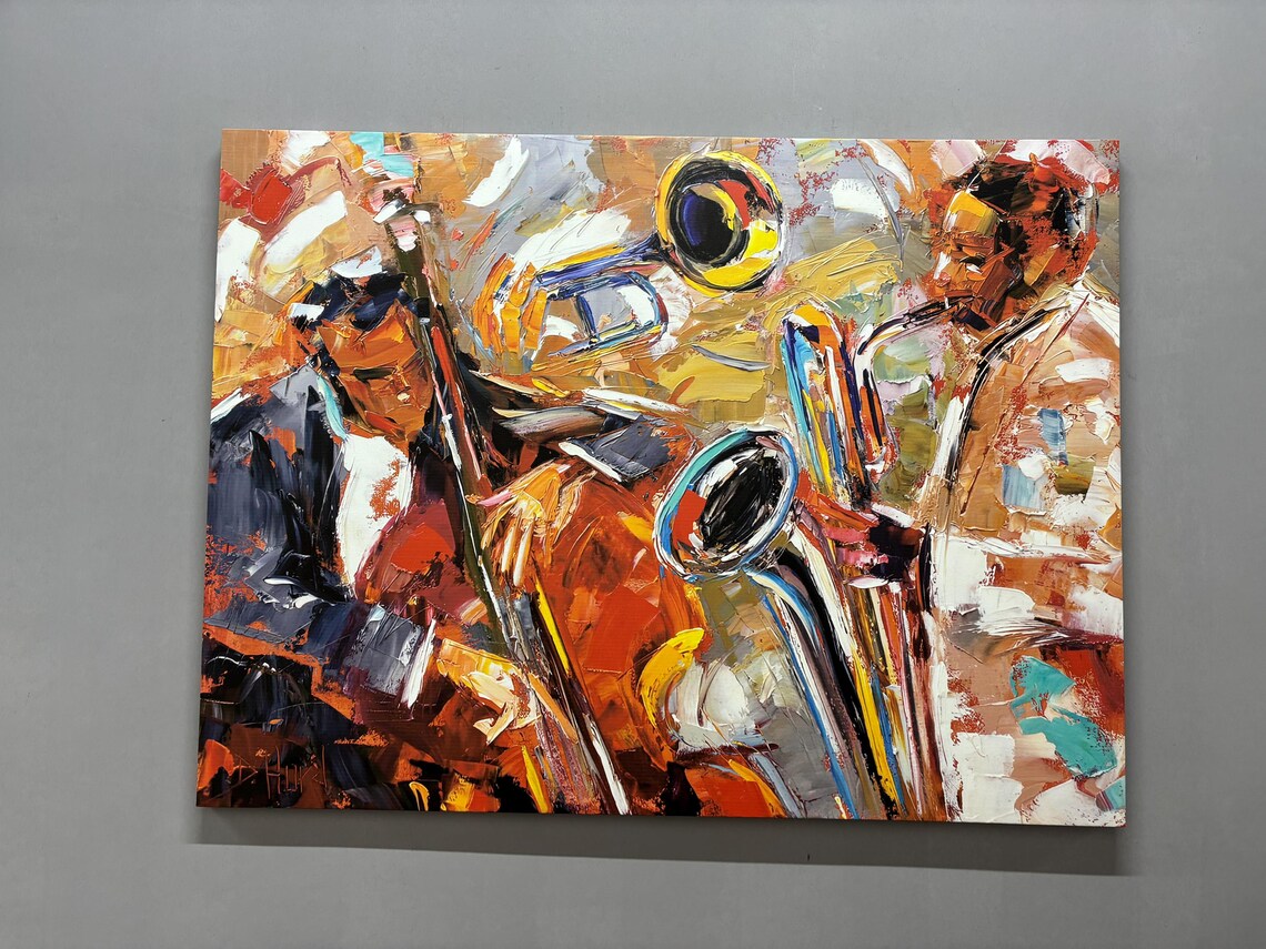 Jazz Musicians Abstract Boho Wall Decor - Image 4