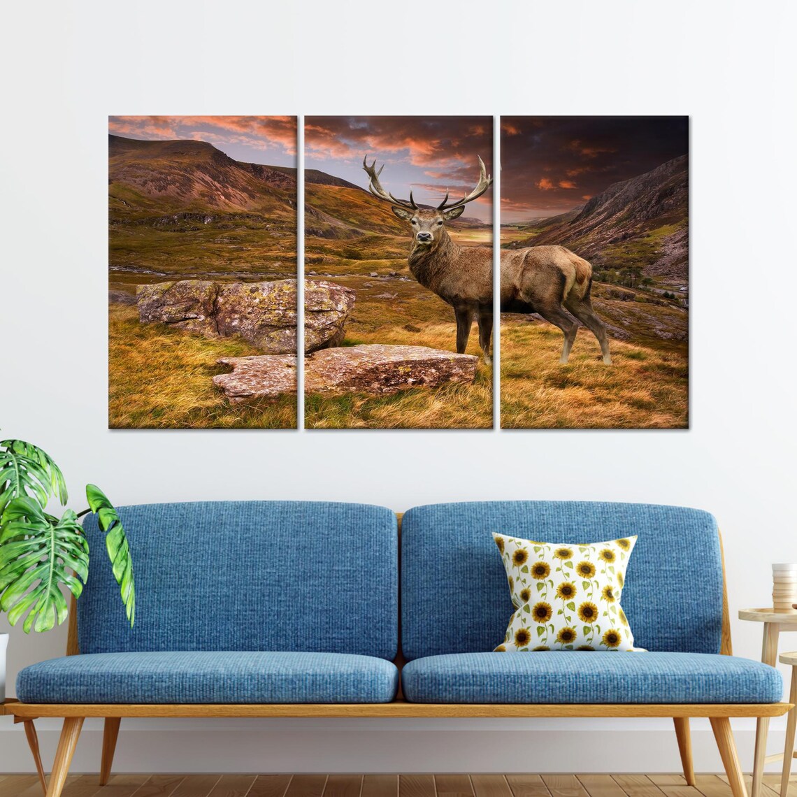 Deer Halloween Decor, Mountain Animal Poster - Image 4
