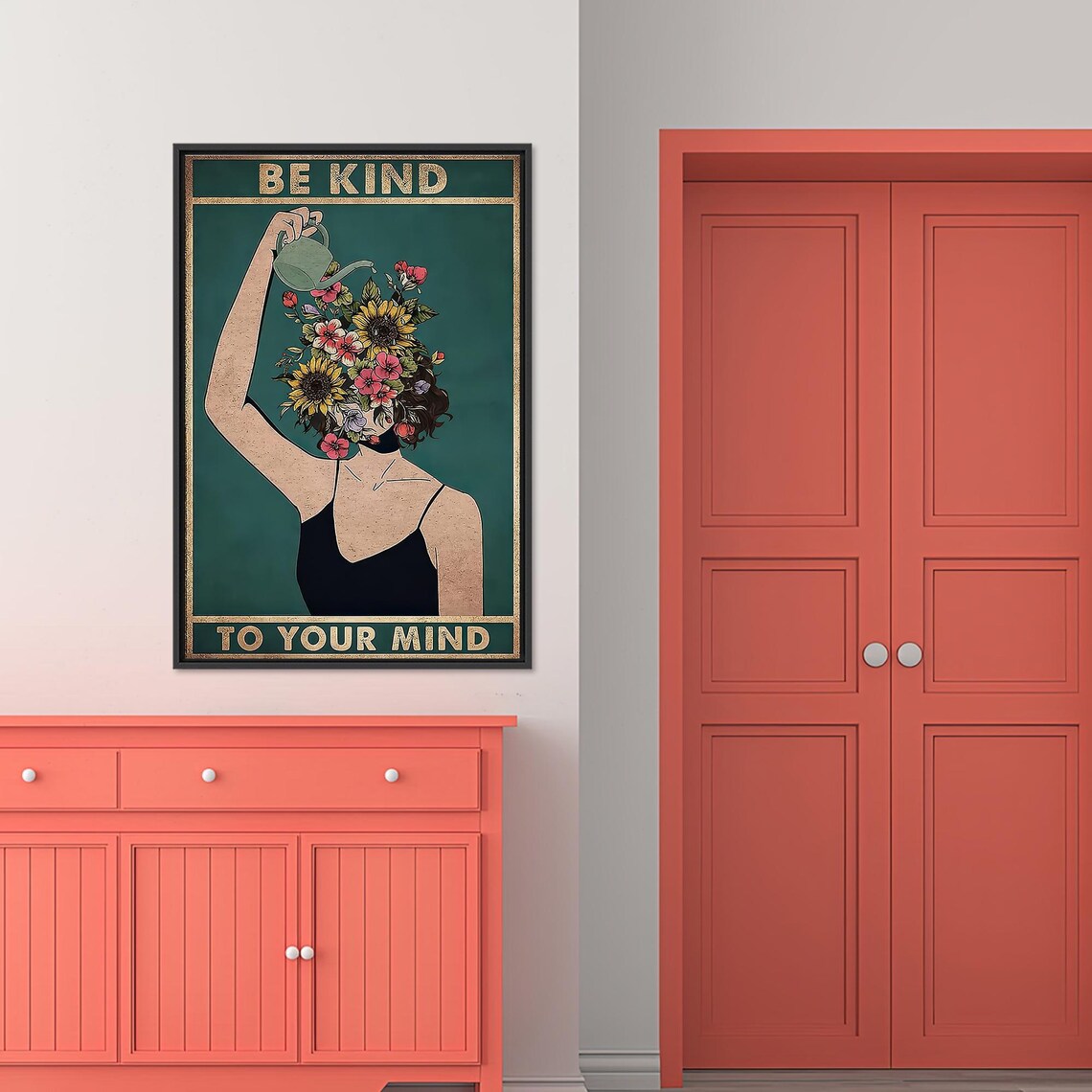 Be Kind To Your Mind Woman, Modern Art Print - Image 3