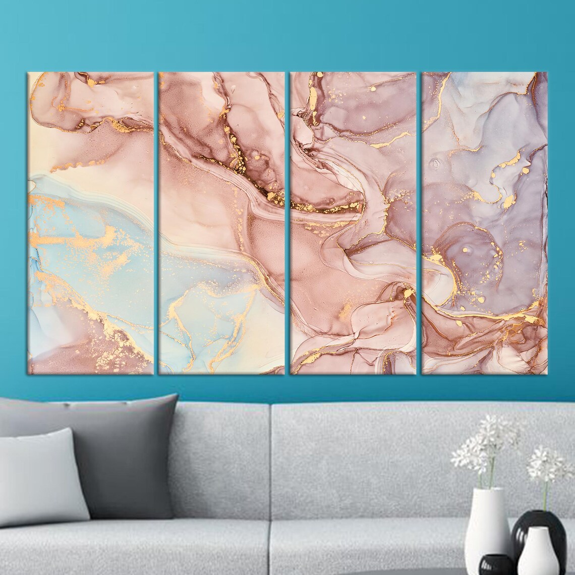 Trendy Marble 3D Marble Glass Art, Christmas Decor - Image 2