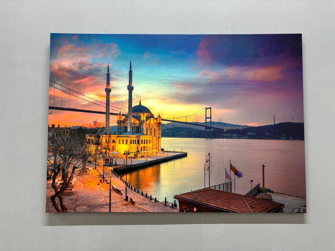 Istanbul Ortakoy Mosque, Modern City Art - Image 4